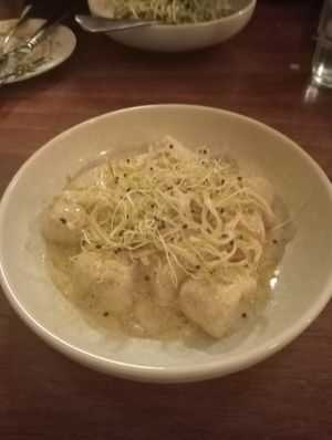 Cacao E Pepe gnocchi at Pino's in Islington