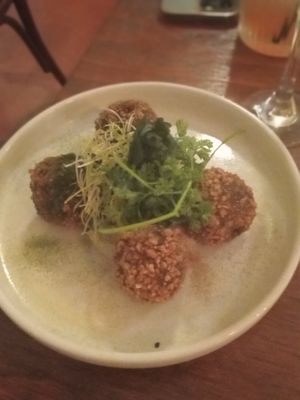 Mushroom gnocchi at Pino's in Islington