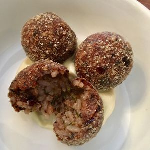 Arancini Balls  at Pino's in Islington