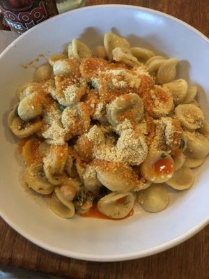 Chickpea, cauliflower and chilli mild at Pino's in Islington