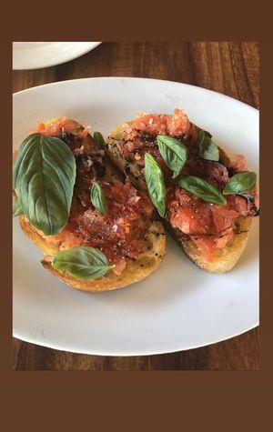 bruschetta at Pino's in Islington