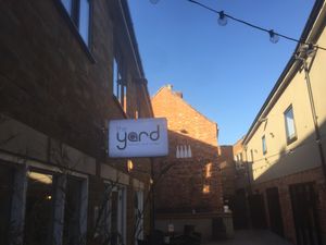 The outside of the cafe at The Yard in Oakham