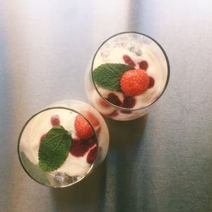 Vegan chia puddings at The Yard in Oakham