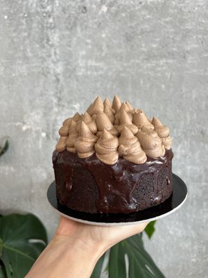 Vegan Chocolate Birthday Cake  at Seed of Happiness in Nicosia