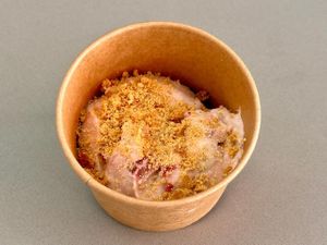 Limited Edition Strawberry Cheesecake Icecream at Seed of Happiness in Nicosia