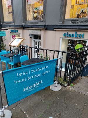 Here we are at eteaket in Edinburgh