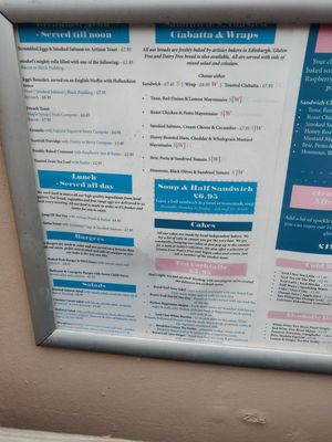 Limited vegan menu at eteaket in Edinburgh