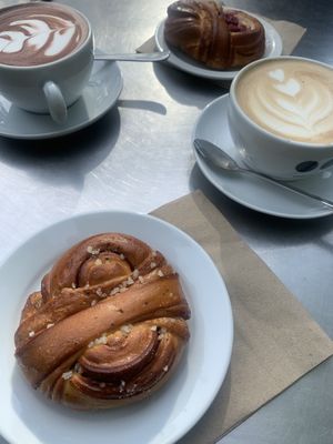 drinks & food  at Soderberg in Edinburgh