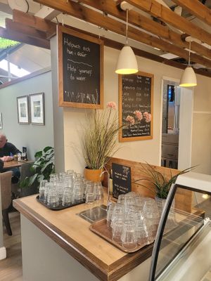 Water Dispenser at Fron Goch Garden Centre in Caernarfon
