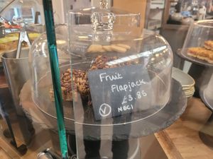 Fruit Flapjacks at Fron Goch Garden Centre in Caernarfon