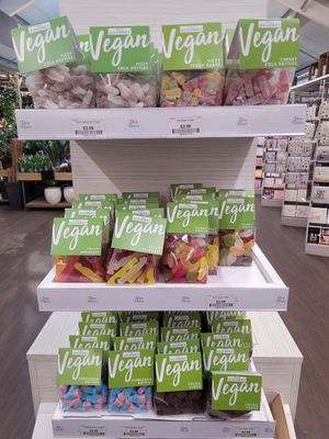 Vegan Produce For Sale #Veganuary at Fron Goch Garden Centre in Caernarfon