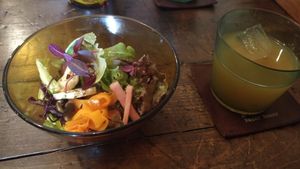 Salad included in Set Menu at Pazar Bazar in Hokkaido