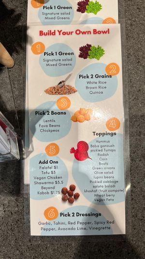 Menu 2  at Koshary Corner in Clarksville