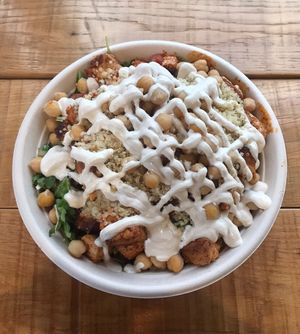 Tofu and quinoa salad at Koshary Corner in Clarksville