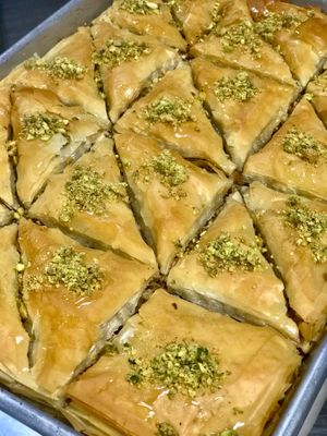Vegan Baklava at Koshary Corner in Clarksville