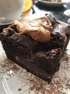 Biscoff brownie  at Mimi's Bakehouse in Edinburgh