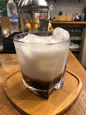 Vegan Black Russian at Beanuts - Pop Up in London