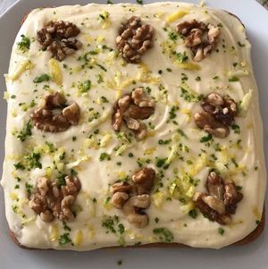 carrot cake at Beanuts - Pop Up in London