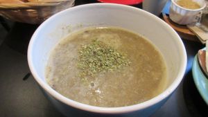 White Rye Flour Zurek Soup at Beanuts - Pop Up in London