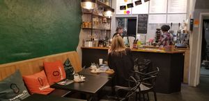 Inside at Beanuts - Pop Up in London