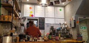 Counter at Beanuts - Pop Up in London