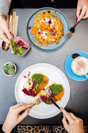 Go nuts toast and Pumpkin Joy  at Beanuts - Pop Up in London