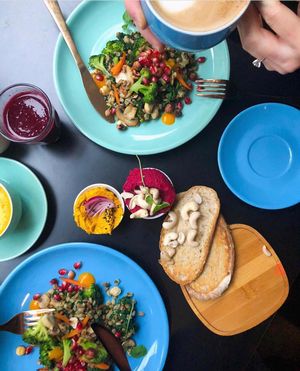 Stir fry at Beanuts - Pop Up in London