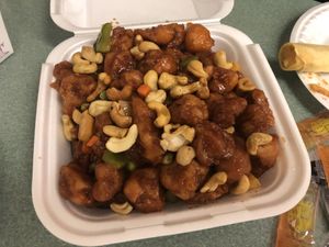 Springfield style cashew chicken  at New Hong Kong in Memphis