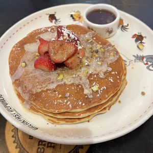 vegan tres leches pancakes  at Breakfast Republic - North Park in San Diego