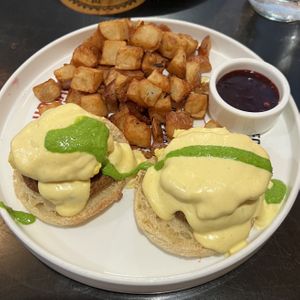 vegan jammin bennies  at Breakfast Republic - North Park in San Diego