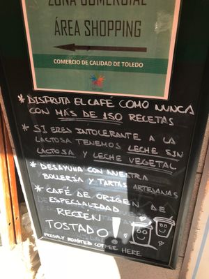 Leche vegetal at Il Cappuccino in Toledo