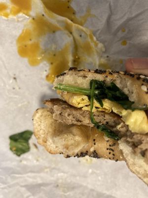 Beyond sausage  at Willow's Bagels in Burlington