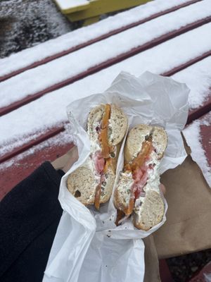   at Willow's Bagels in Burlington