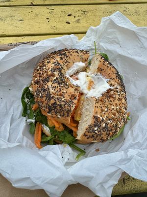   at Willow's Bagels in Burlington