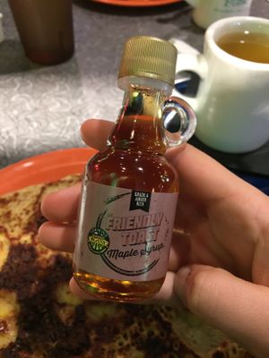 VT-made Organic Maple Syrup at The Friendly Toast in Burlington