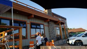 Exterior, August 2020. at Voyageur Brewing in Grand Marais