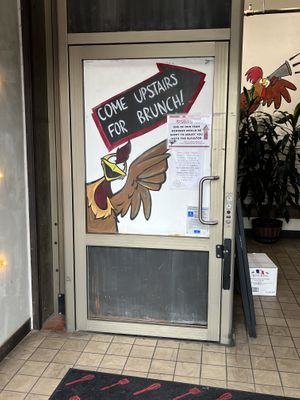 ACCESSIBILITY WARNING: elevator does not work. sign is misleading, pressing buttons and waiting but no response at all, no call button or anything to help potential customers   at Breakfast Republic - Ocean Beach in San Diego