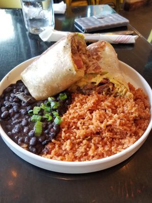 Vegan breakfast burrito at Breakfast Republic - East Village in San Diego