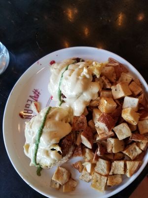 Jammin bennie (vegan eggs benedict ) at Breakfast Republic - East Village in San Diego