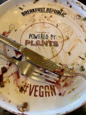 Vegan specific plate   at Breakfast Republic - East Village in San Diego