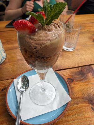 Chocolate mousse at Gusto-040 in Eindhoven