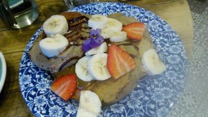 Vegan carrot cake at Gusto-040 in Eindhoven