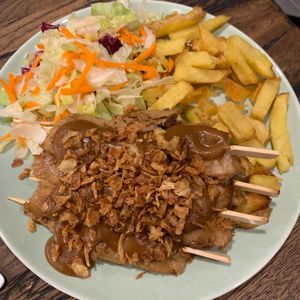 Saté pincho  at Vurger in Amsterdam