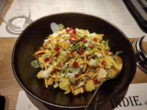 Papdi chat at Indie Indian Kitchen in Tromsoe