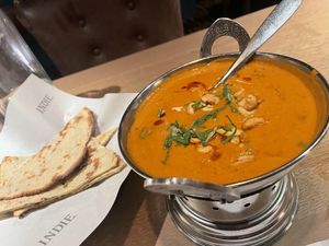 Cashew nut curry sauce/dish  at Indie Indian Kitchen in Tromsoe