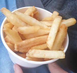 Yummy chips at Two Kings Burgers  in Warrnambool