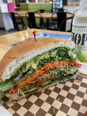 Veggie torta without cheese at Graze in Walla Walla