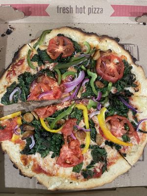 Vegan Garden Special Pizza  at Julien's in Millbrook