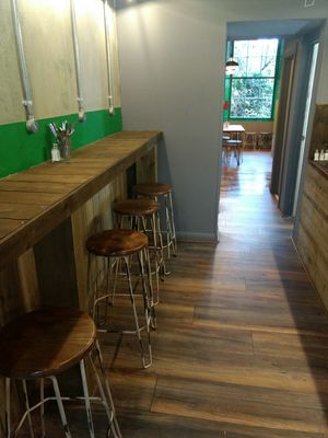 Seats at Karma Kebab in Edinburgh