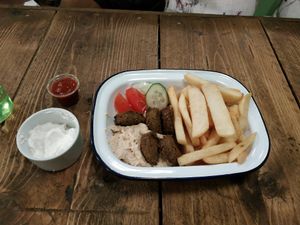 Falafel Box at Karma Kebab in Edinburgh